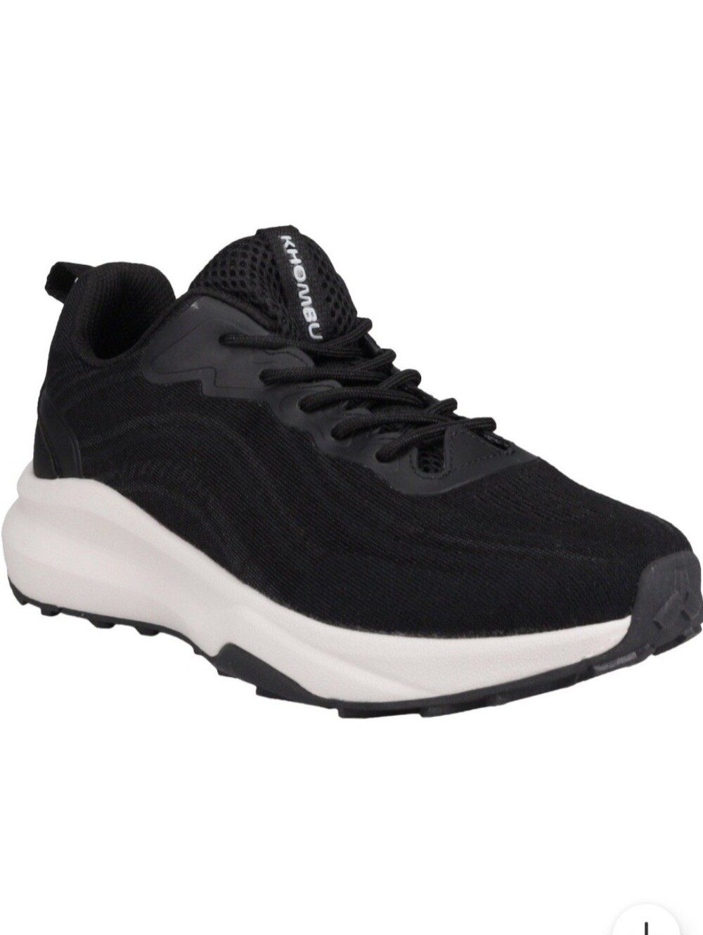 Khombu Women's Black/ White Sneakers